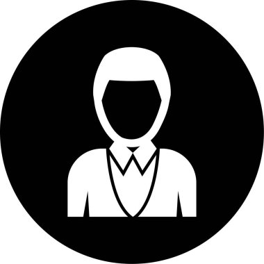 Avatar simgesi, vektör illüstrasyonu