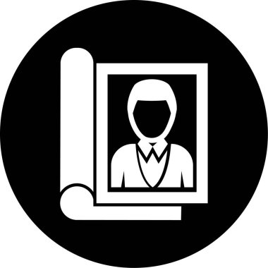 İş simgesinin vektör illüstrasyonu