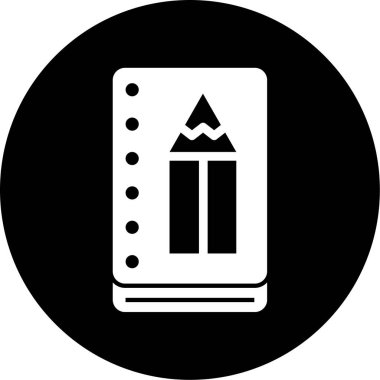 Kitap simgesinin vektör illüstrasyonu