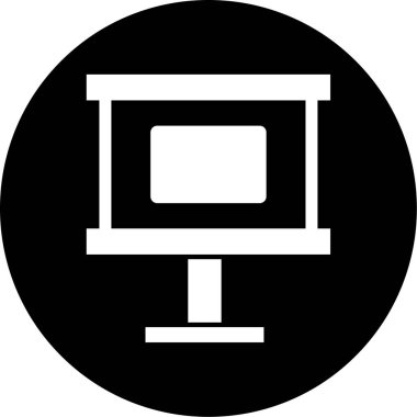 vektör lcd simgesi illüstrasyonu