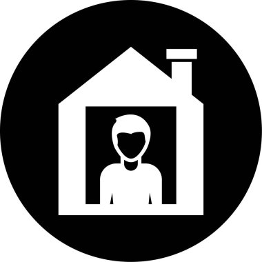 Basit bir simgenin vektör illüstrasyonu