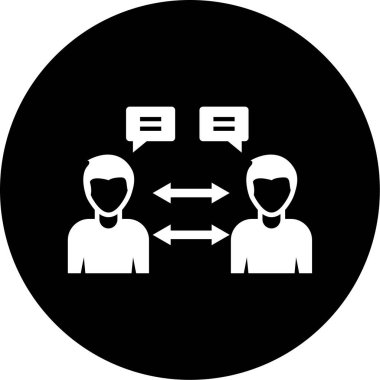 İnsan simgesinin vektör illüstrasyonu