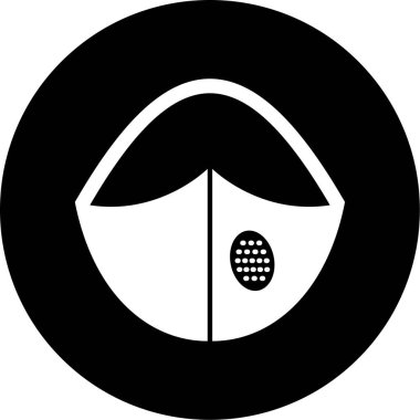 Güzel bir kadın yüzünün vektör çizimi