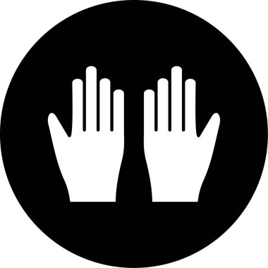 Siyah ve beyaz simgesinin vektör illüstrasyonu