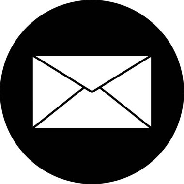 E- posta simgesi vektör illüstrasyonu