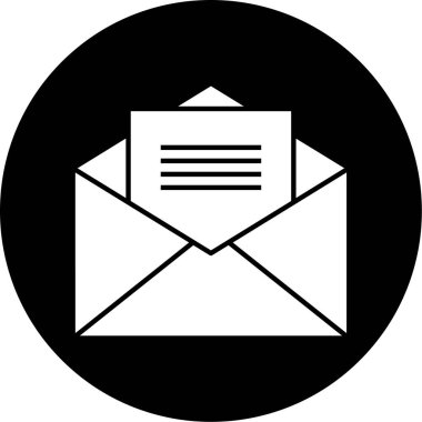 Posta simgesinin vektör illüstrasyonu