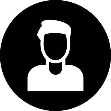 İnsan simgesinin vektör illüstrasyonu