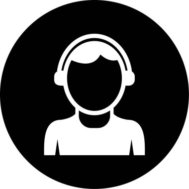 Avatar simgesi, vektör illüstrasyonu