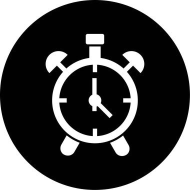 Saat simgesinin vektör illüstrasyonu