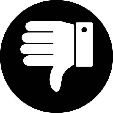 trend biçimi izole edilmiş arkaplanda başparmak simgesi