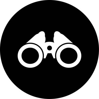 Dürbün. Web simgesi vektör illüstrasyonu