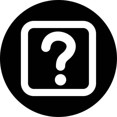Soru işareti. Web simgesi