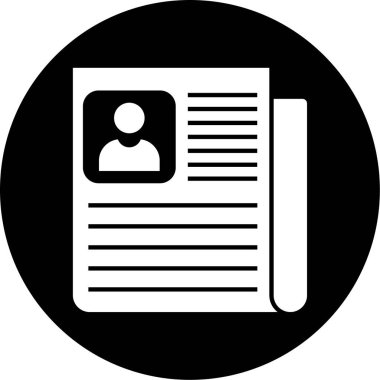 İş ve finans simgesinin vektör illüstrasyonu