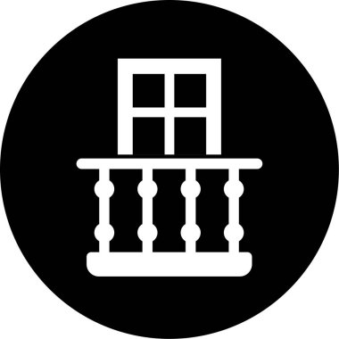 Modern yapı simgesinin vektör illüstrasyonu