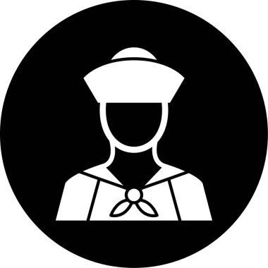 Bir polis memuru simgesinin vektör çizimi