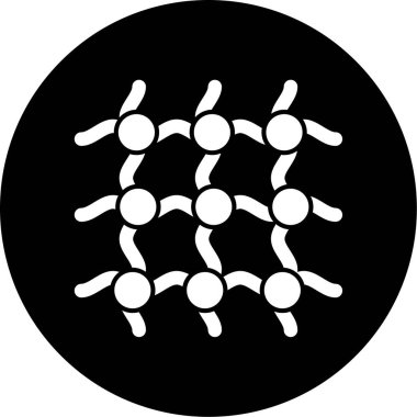 Çiçek simgesinin vektör illüstrasyonu