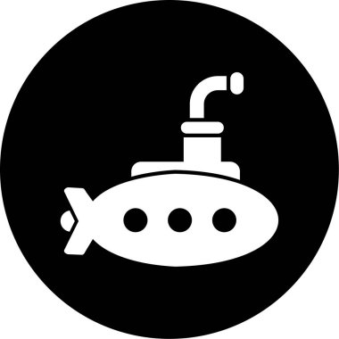 Bir gemi simgesinin vektör çizimi