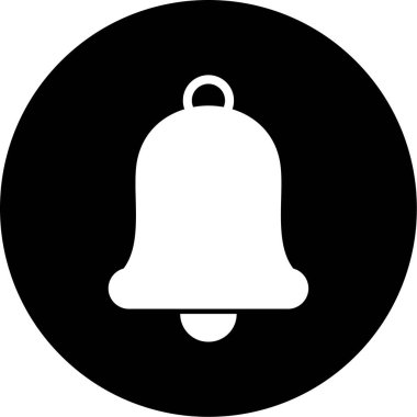 Güzel çan simgesinin vektör çizimi