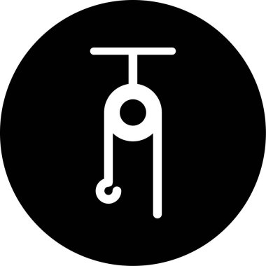 Bir motosiklet simgesinin vektör çizimi