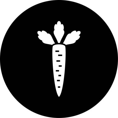 Sebze simgesinin vektör illüstrasyonu