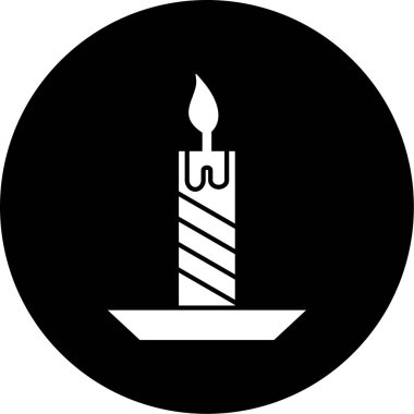 Mum simgesinin vektör illüstrasyonu