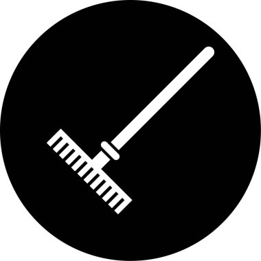 Bir kürek simgesinin vektör çizimi