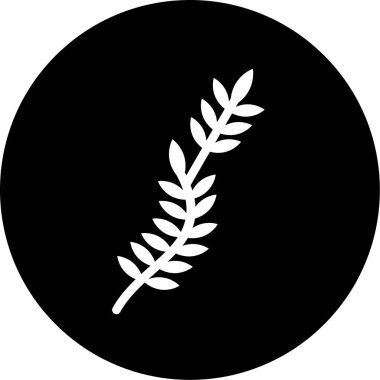 Bir defne çelenginin vektör çizimi