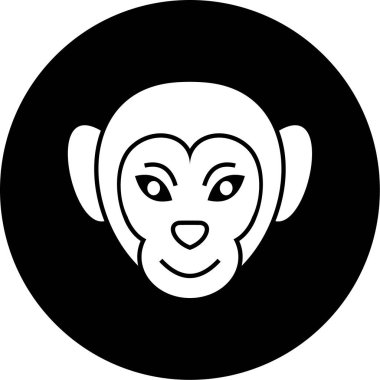 Aslan. Web simgesi basit illüstrasyon