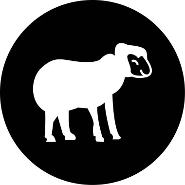 Bir domuz simgesinin vektör çizimi