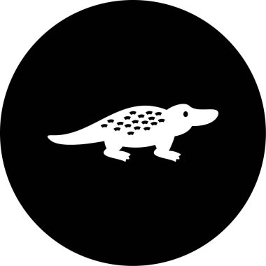 Bir yılan simgesinin vektör illüstrasyonu