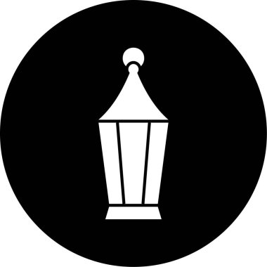 Tek mum simgesinin vektör illüstrasyonu