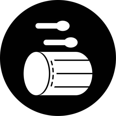 Müzik. Web simgesi basit illüstrasyon