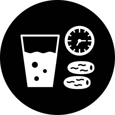 Gıda simgesinin vektör illüstrasyonu