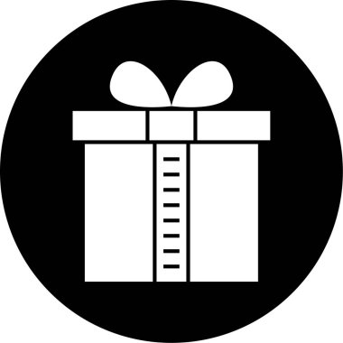 Hediye. Web simgesi basit illüstrasyon