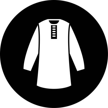 Bir kadın gömleğinin vektör çizimi