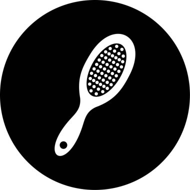 Modern fırça simgesinin vektör illüstrasyonu