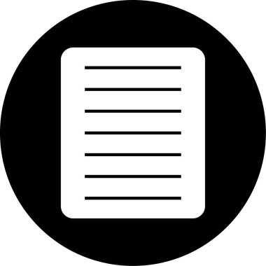 Vektör belgesi Simge illüstrasyonu