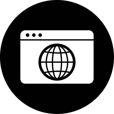 Seo simgesinin vektör illüstrasyonu