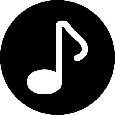 Müzik notası. Basit resimleme