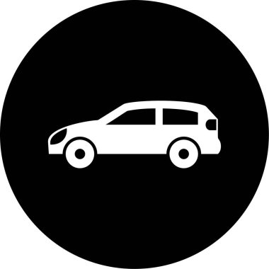 - Araba. Web simgesi basit illüstrasyon