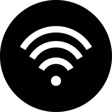 wifi simgesi vektör illüstrasyonu