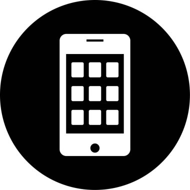 kişisel ve ticari kullanım için cep telefonu simgesi...