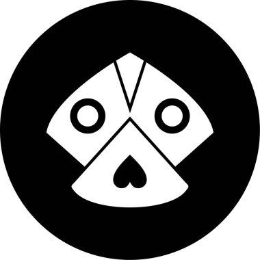 Bir korsan simgesinin vektör çizimi