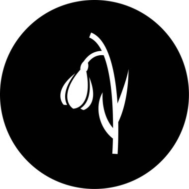 Bir ağaç simgesinin vektör illüstrasyonu