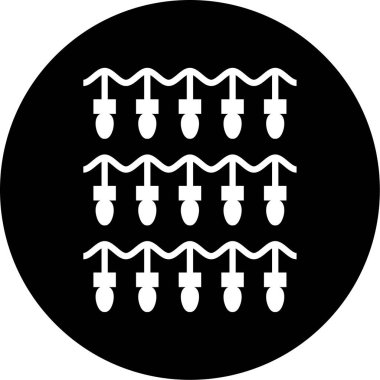 Yılbaşı ve Yeni Yıl simgesinin vektör illüstrasyonu