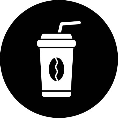 kahve ikonu vektör illüstrasyonu