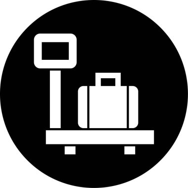 Seyahat ve turizm simgesinin vektör illüstrasyonu