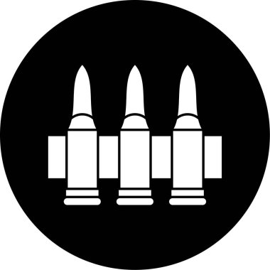 Bir kurşun simgesinin vektör çizimi