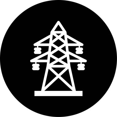 Bir güç simgesinin vektör illüstrasyonu