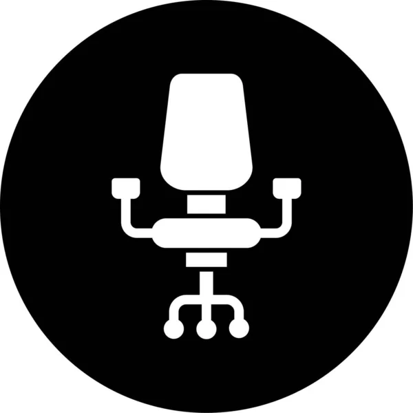 Cadeira Ícone Ilustração Vetorial —  Vetores de Stock